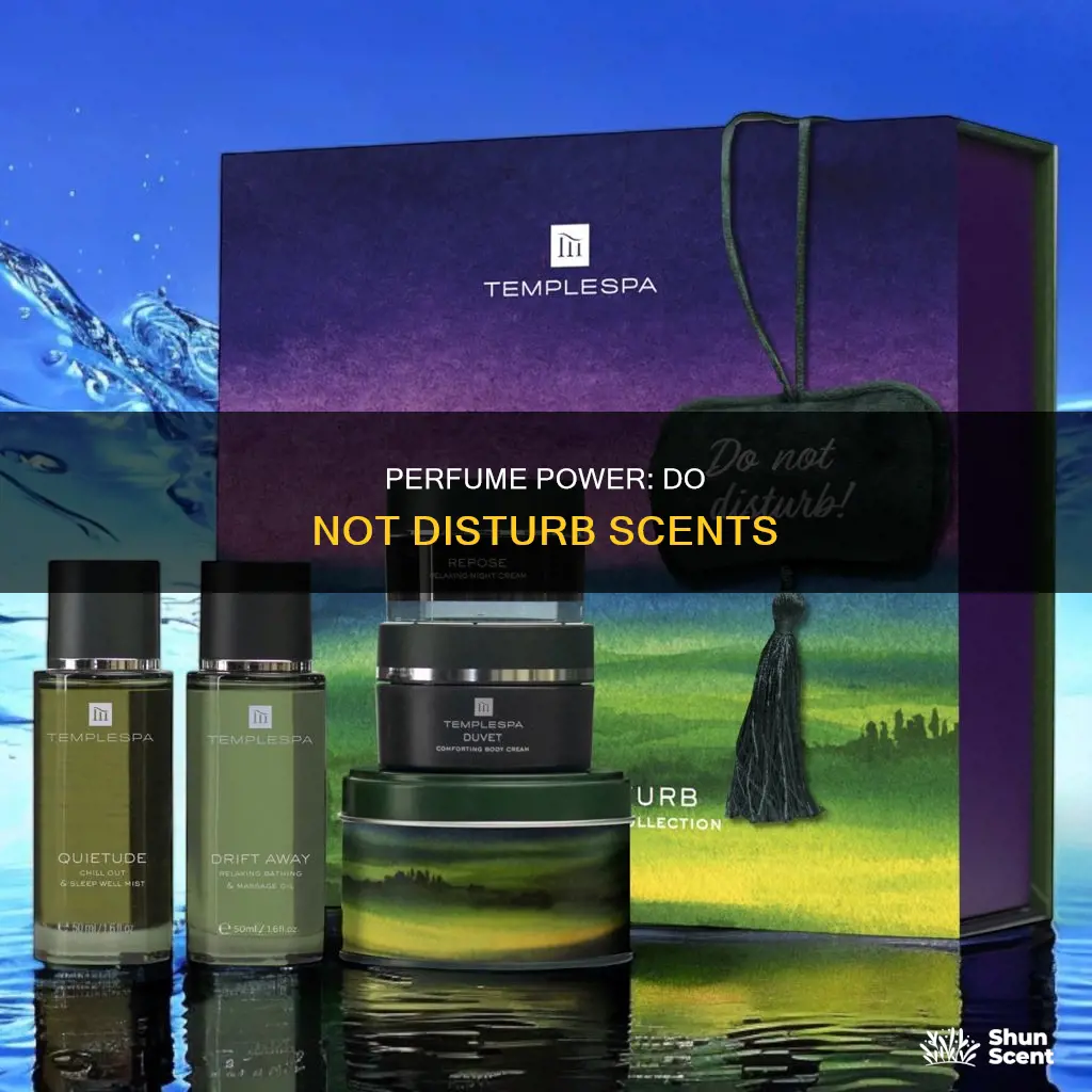 do not disturb perfume
