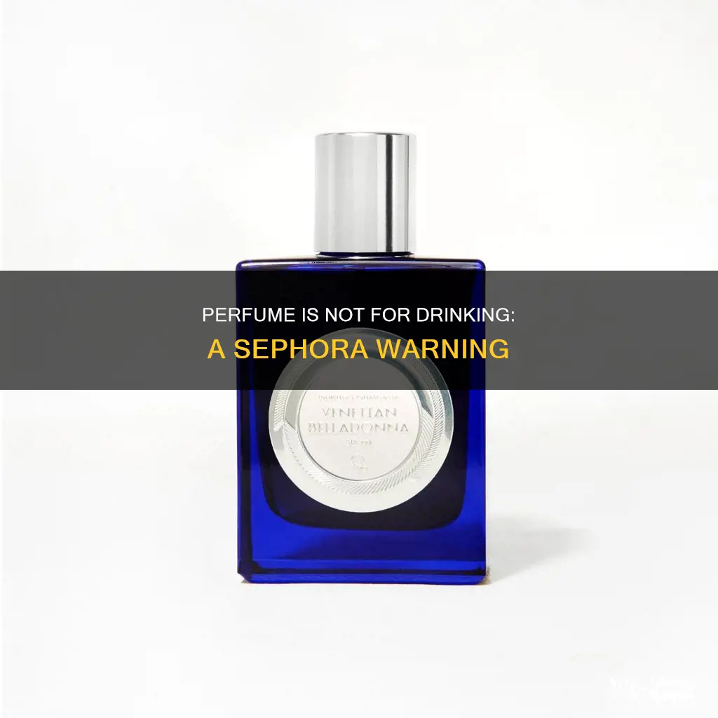 do not drink perfume sephora
