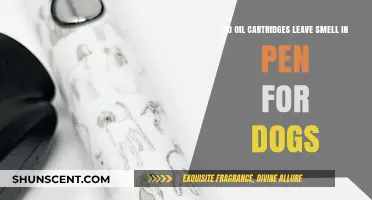 Do Oil Cartridges Leave a Smell in Pens for Dogs?