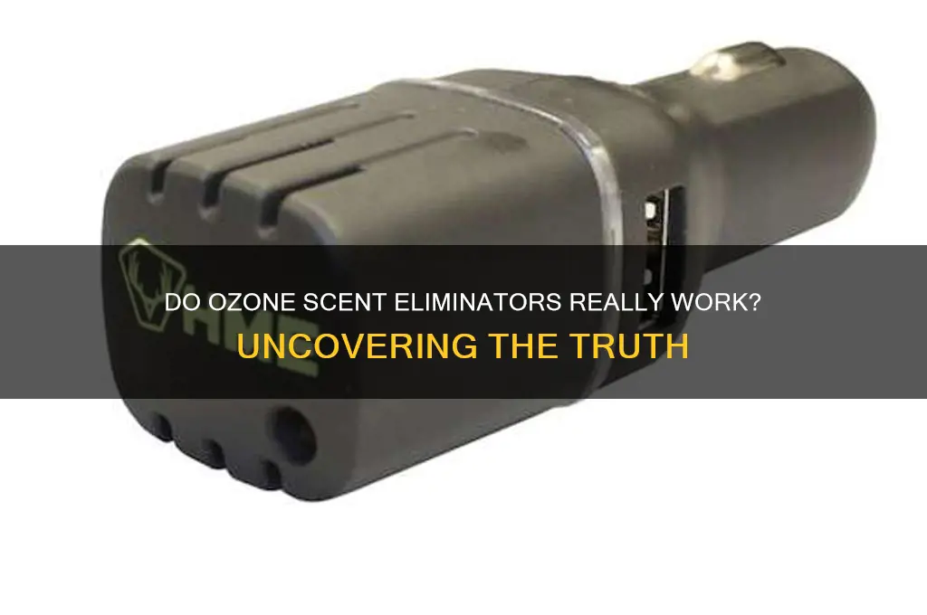 do ozone scent eliminator work
