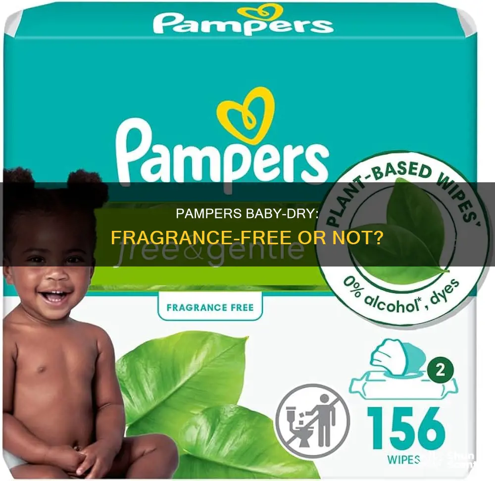 do pampers baby dry have fragrance