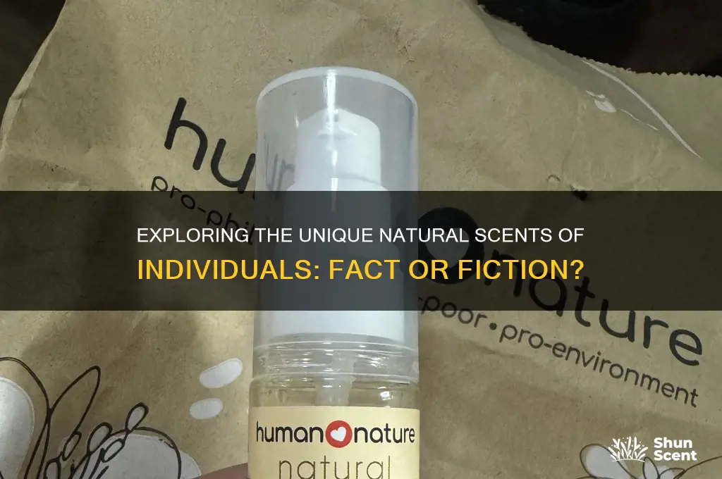 do people have different natural scents
