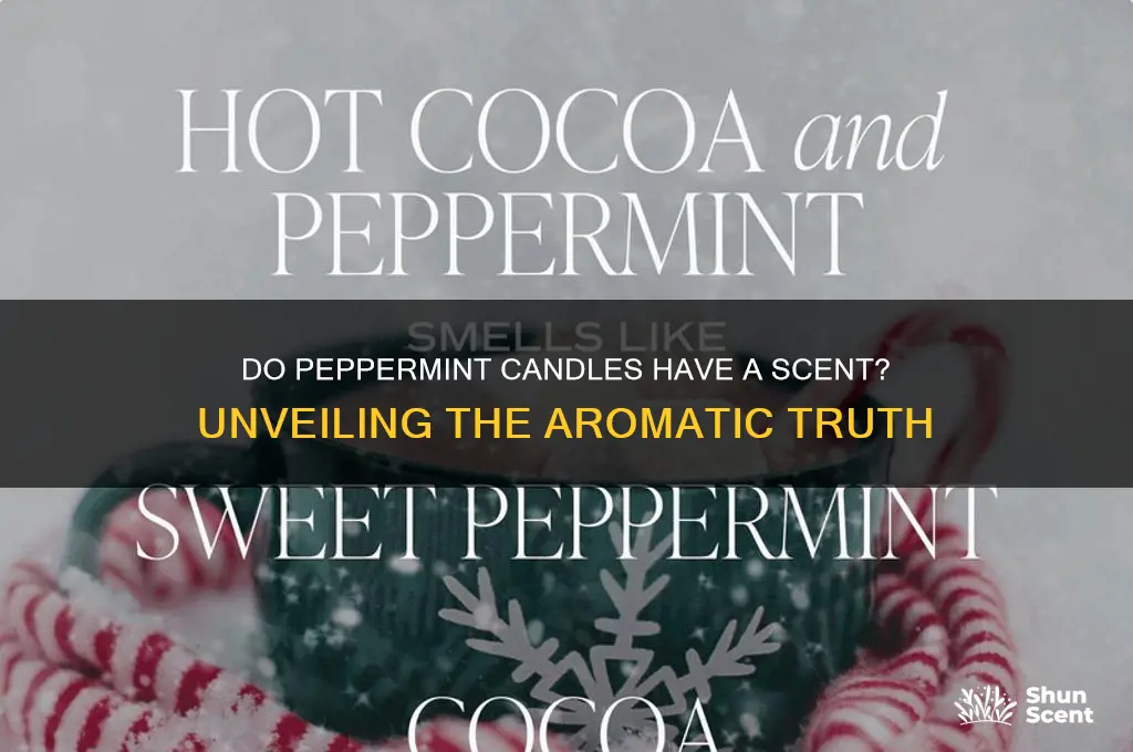 do peppermint candles have a scent