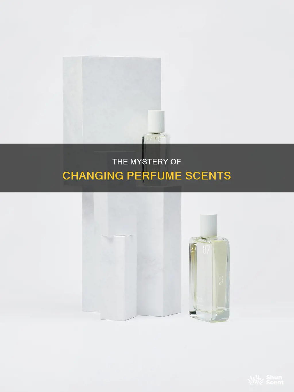 do perfumes change smell