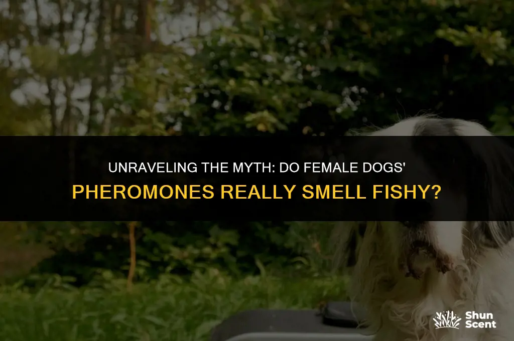 do pheromones in female dogs smell fishy