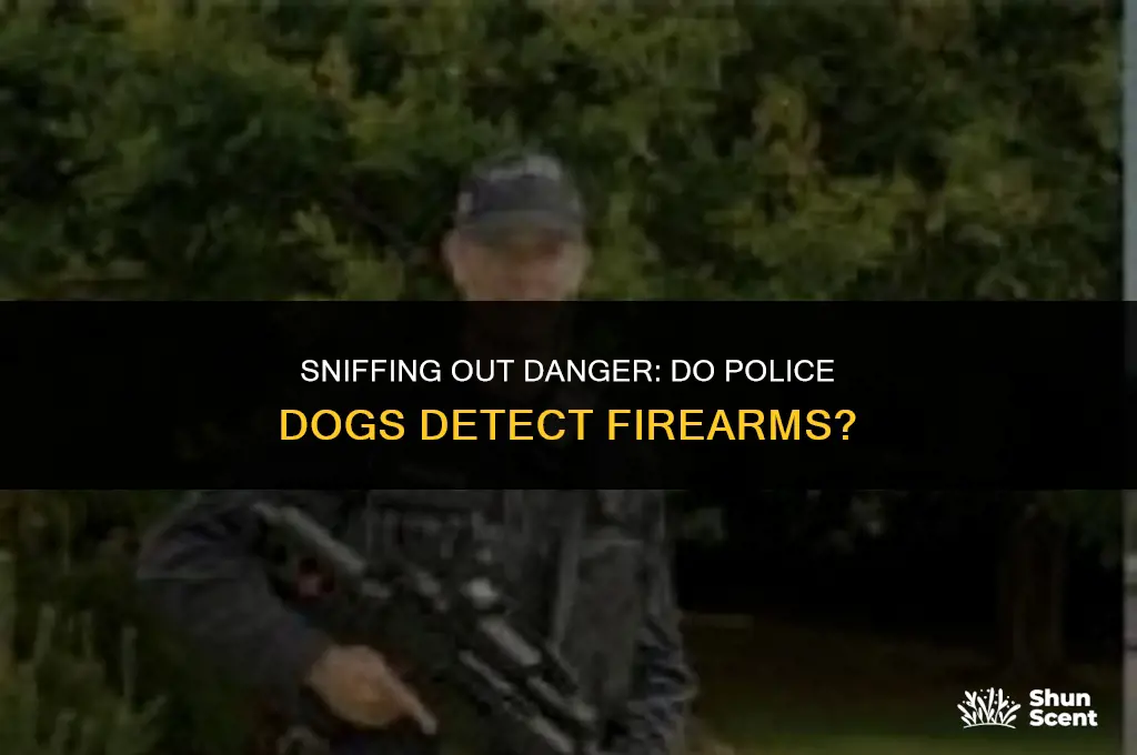 do police dogs smell guns