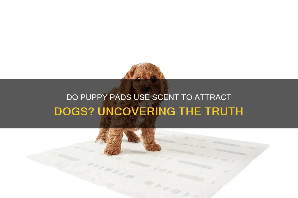 do puppy pads have a scent to attract dogs