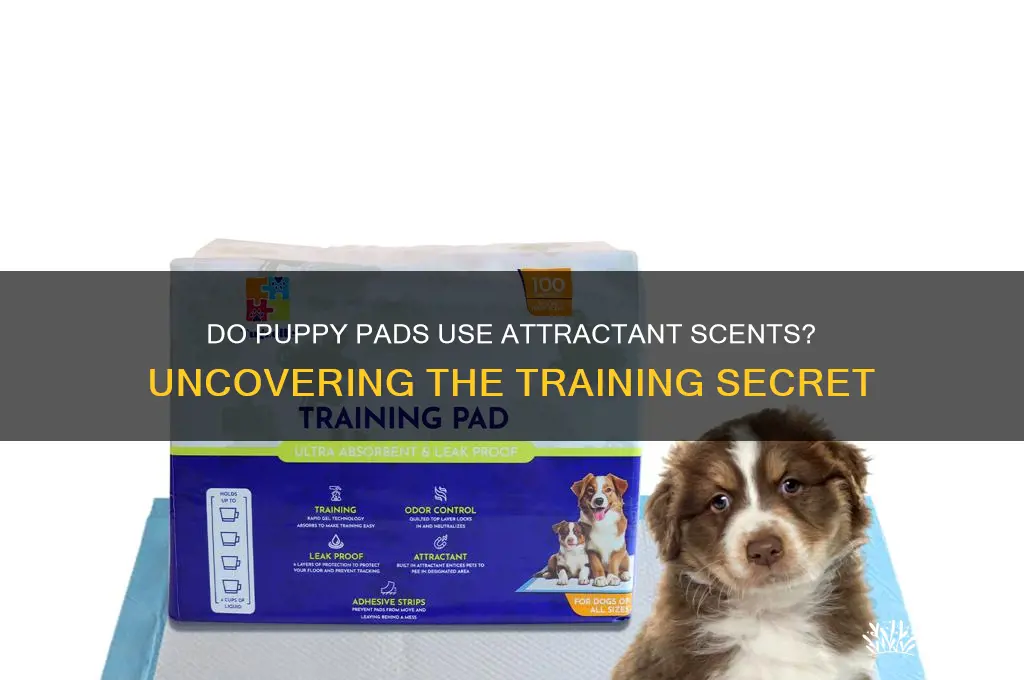do puppy pads have an attractant scent