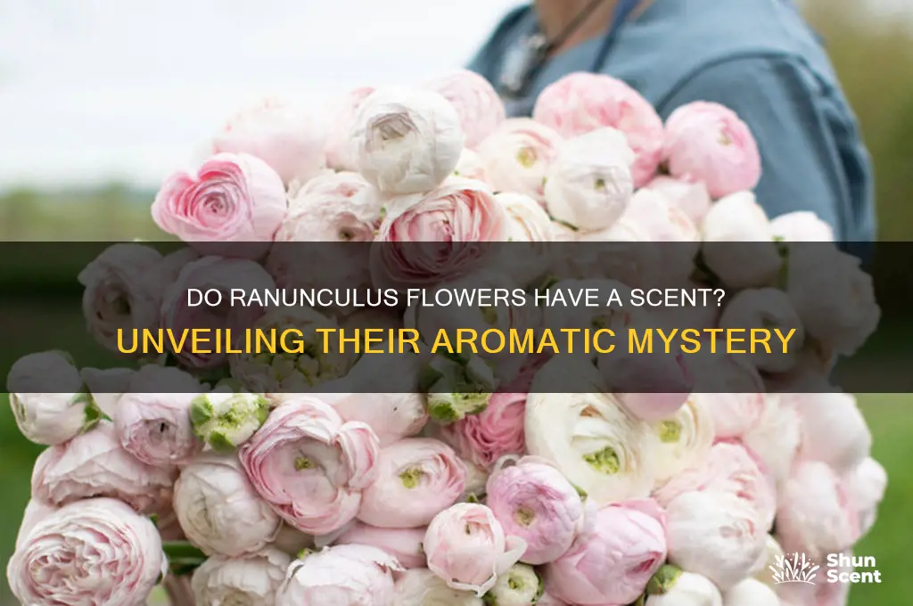 do ranunculus flowers have a scent