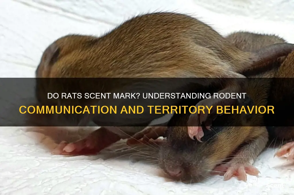 do rats scent mark