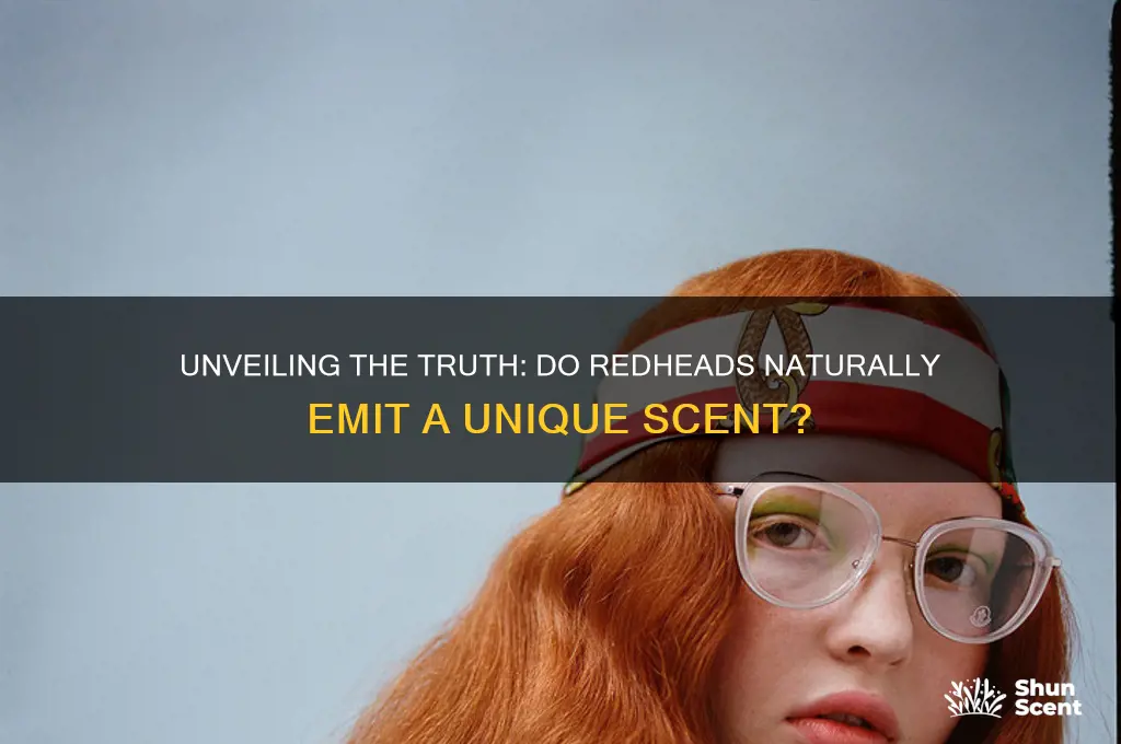 do redheads have a scent