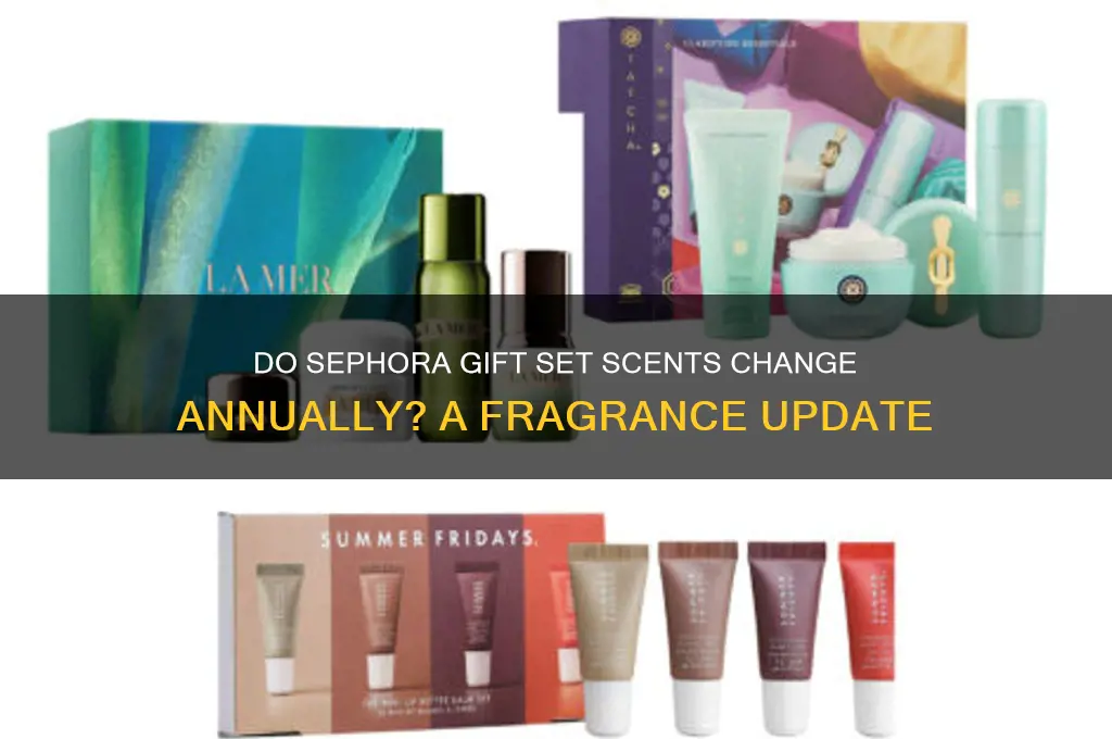 do saphora gift set scents change
