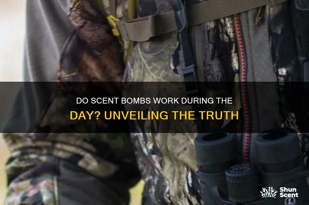 do scent bombs work during the day