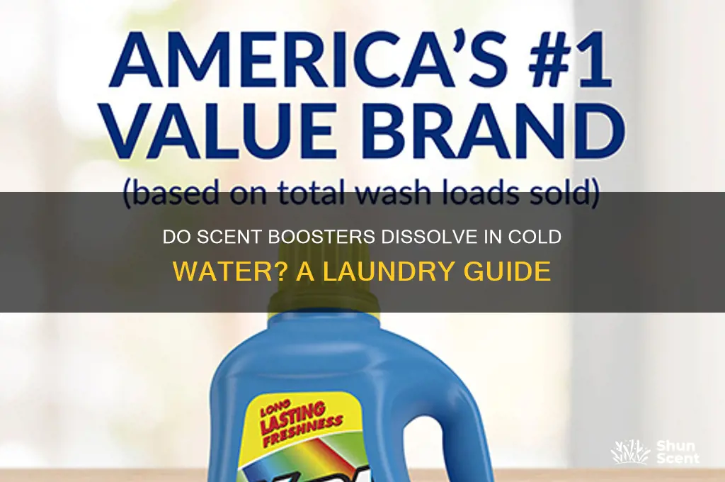 do scent boosters dissolve in cold water