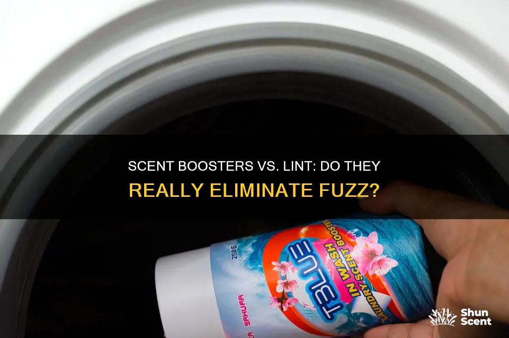 do scent boosters get rid of lint
