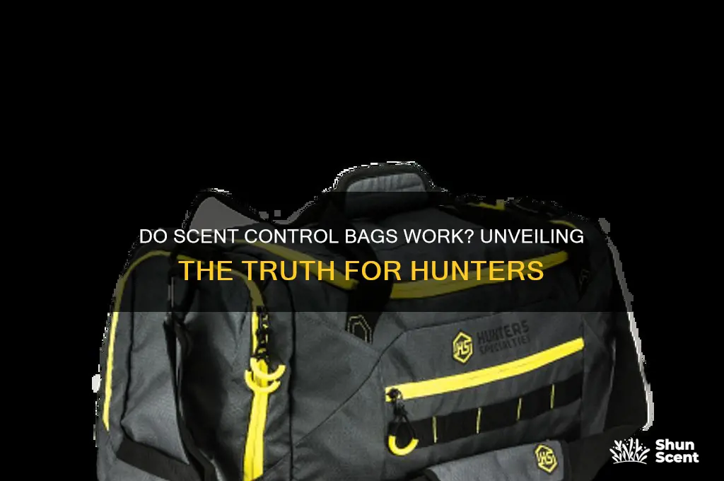 do scent control bags work