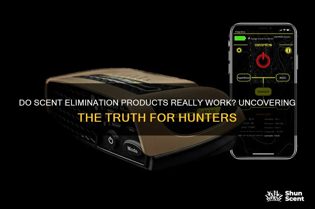 do scent elimination products work