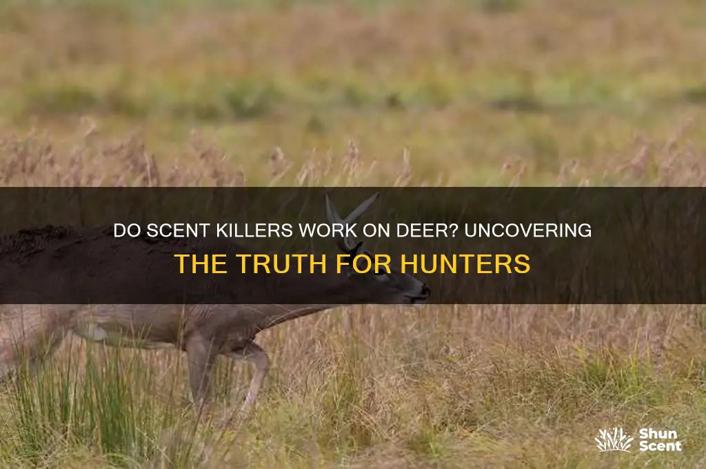 do scent killers work deer