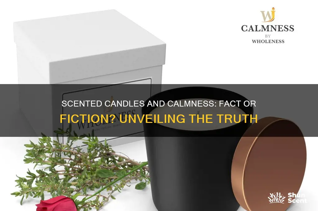 do scented candles actually calm