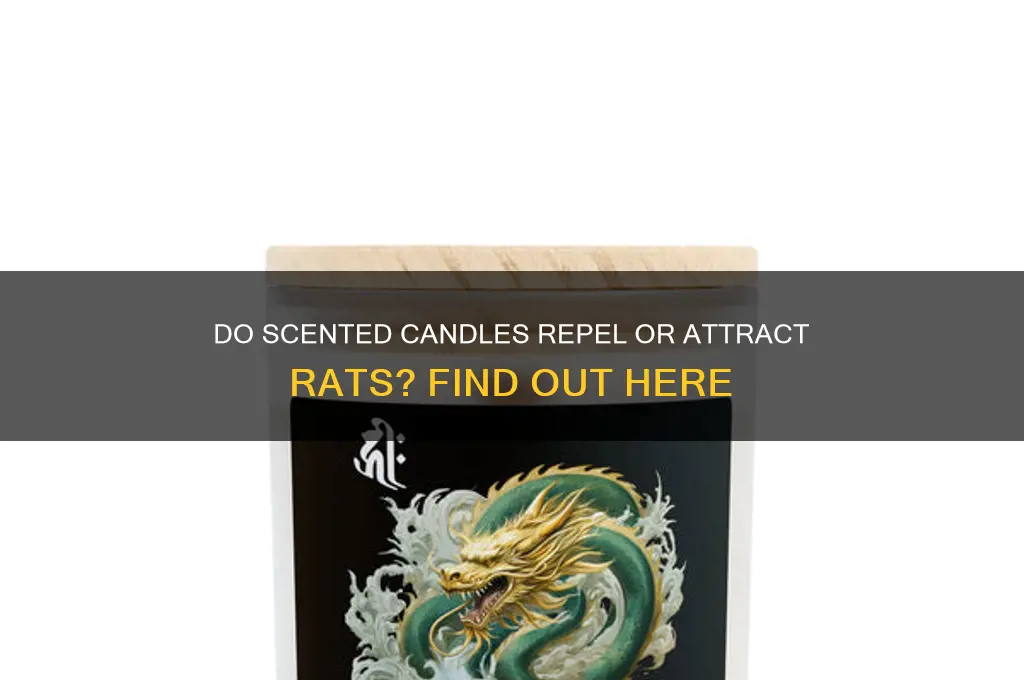do scented candles bother rats