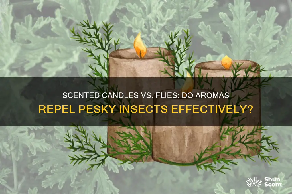 do scented candles keep flies away