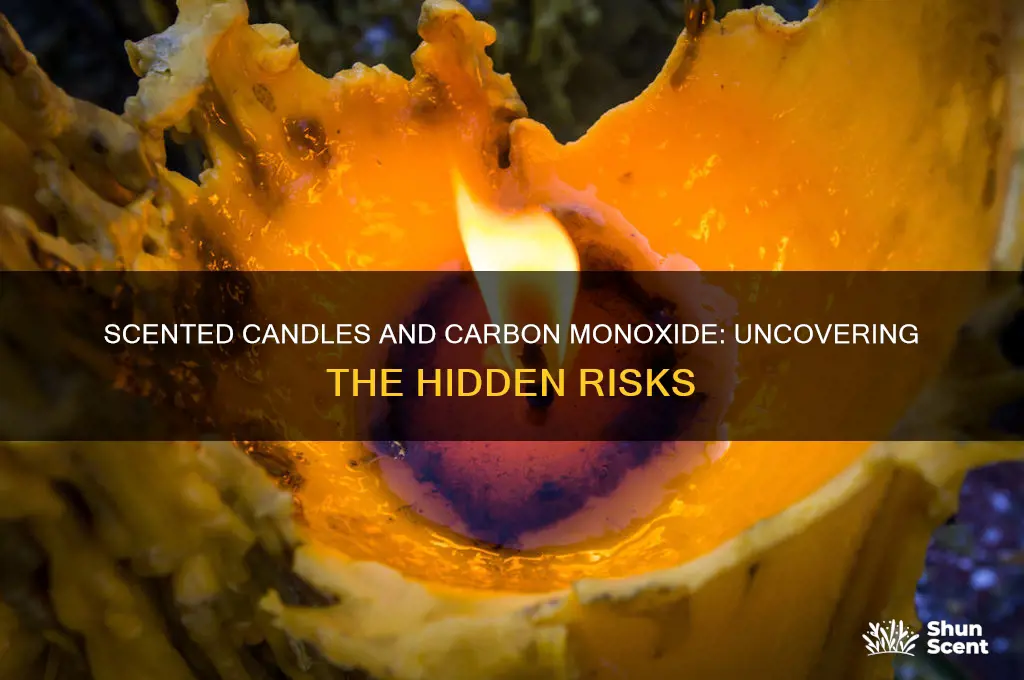 do scented candles produce carbon monoxide