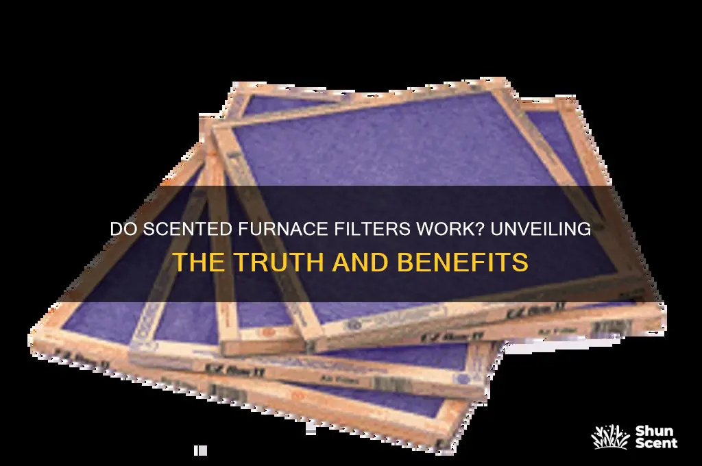 do scented furnace filters work