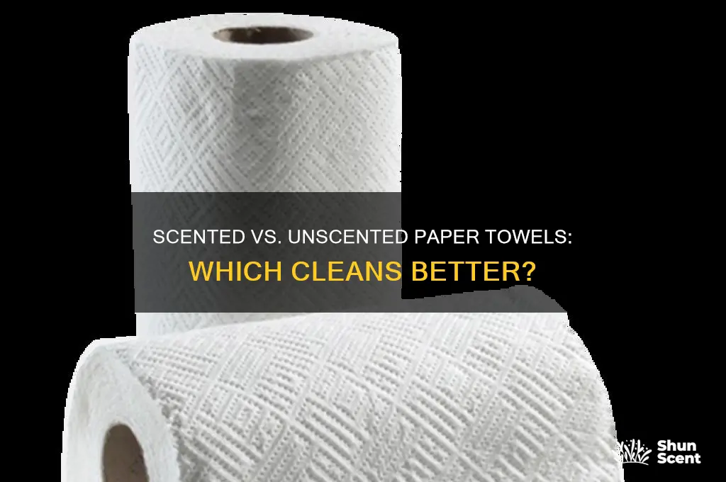 do scented paper towels work as well as unscented