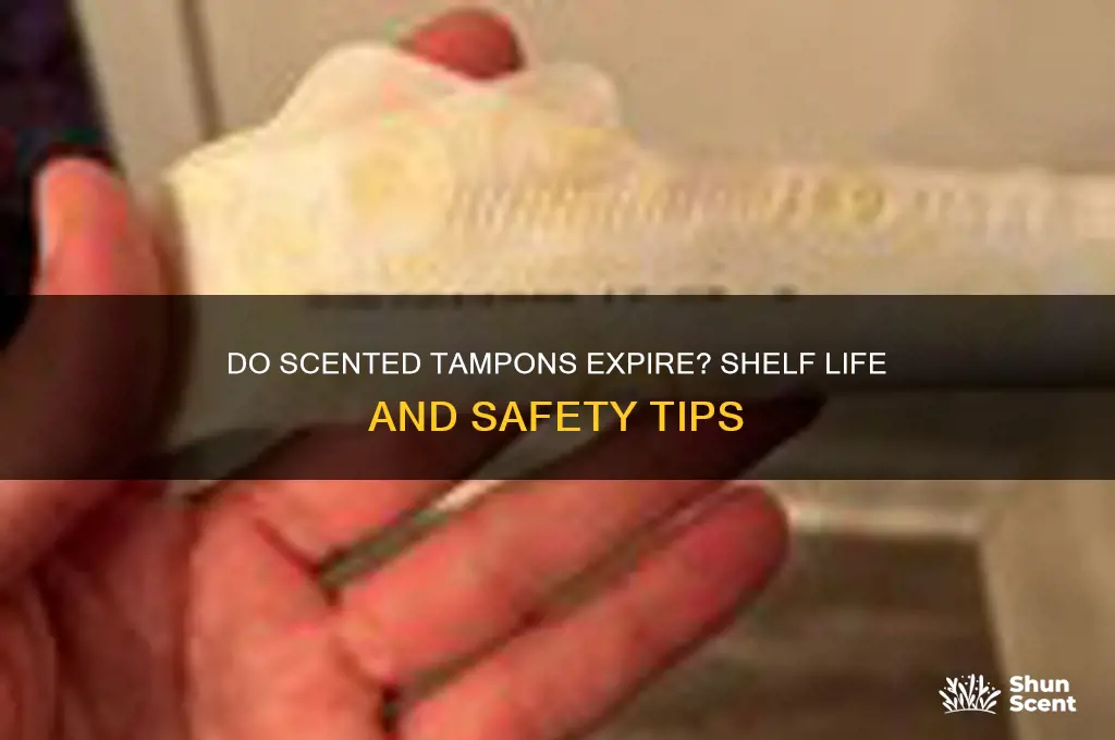 do scented tampons expire