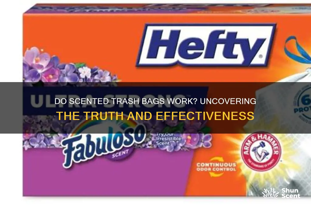 do scented trash bags work
