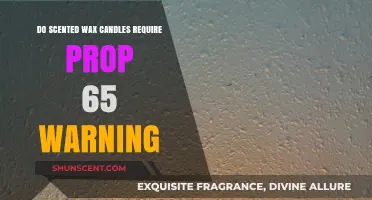 Scented Wax Candles and Prop 65: Do Warnings Apply?