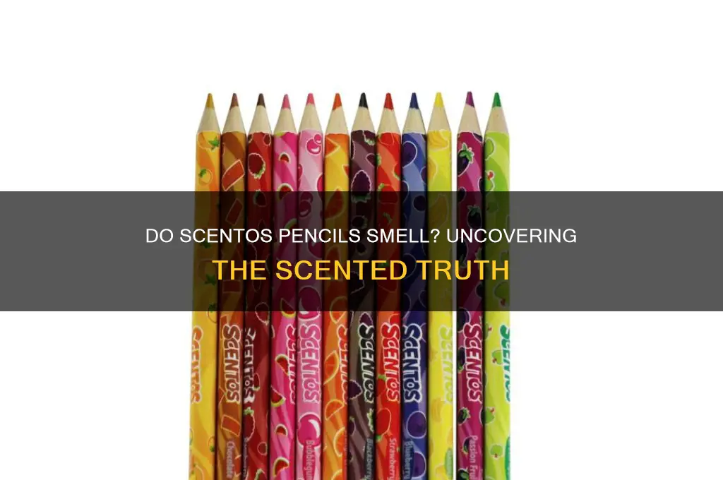 do scentos pencils smell