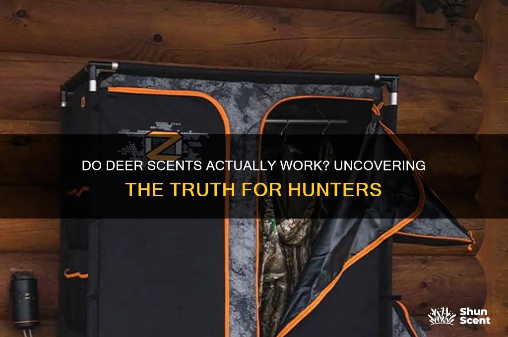 do scents really work for deer