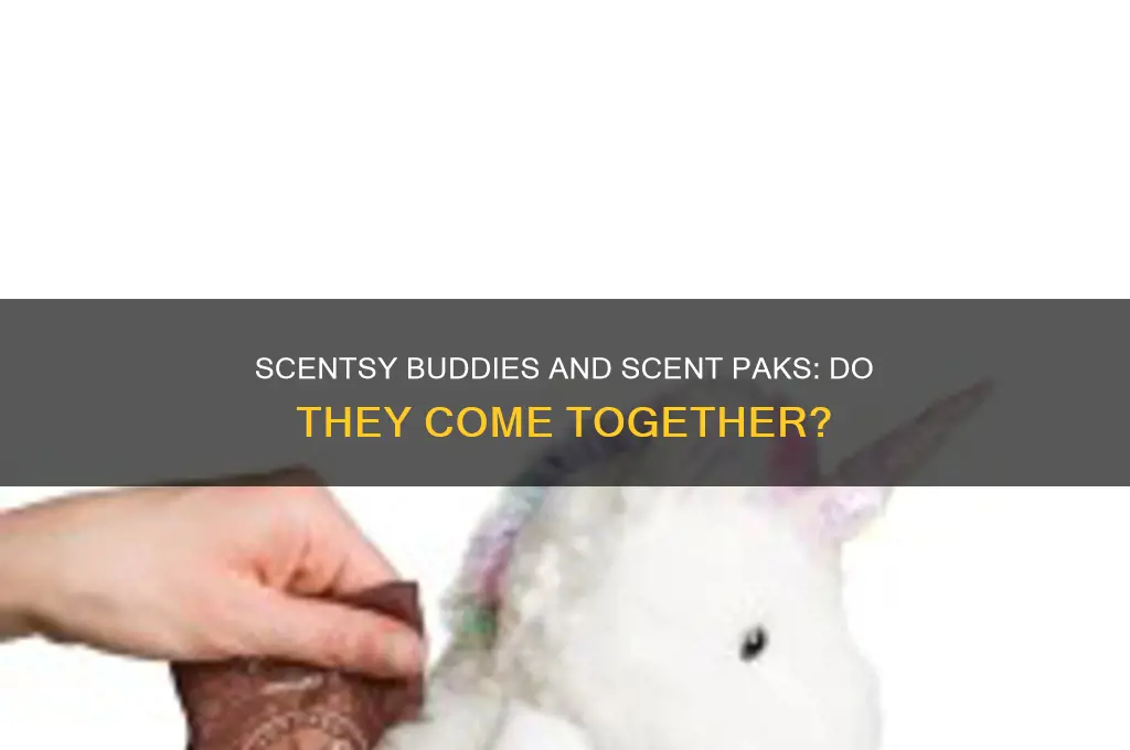 do scentsy buddies come with a scent pak