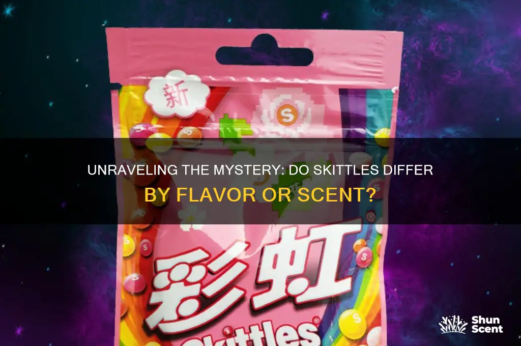 do skittles have different flavors or scents