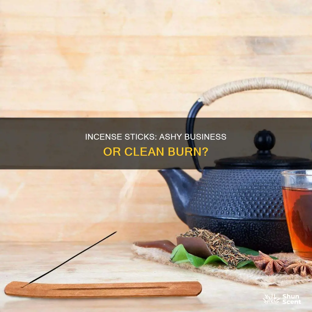 do solid incense sticks ash