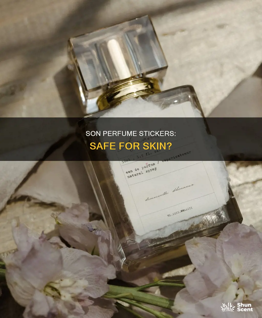 do son perfume sticker for skin