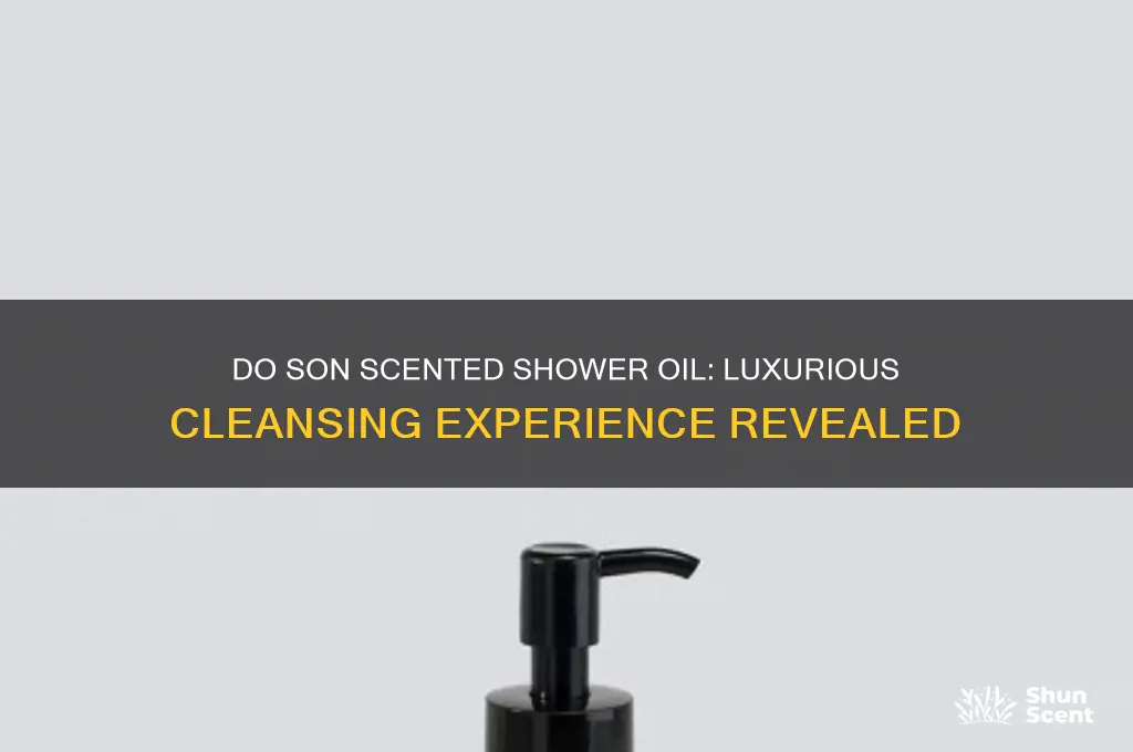do son scented shower oil