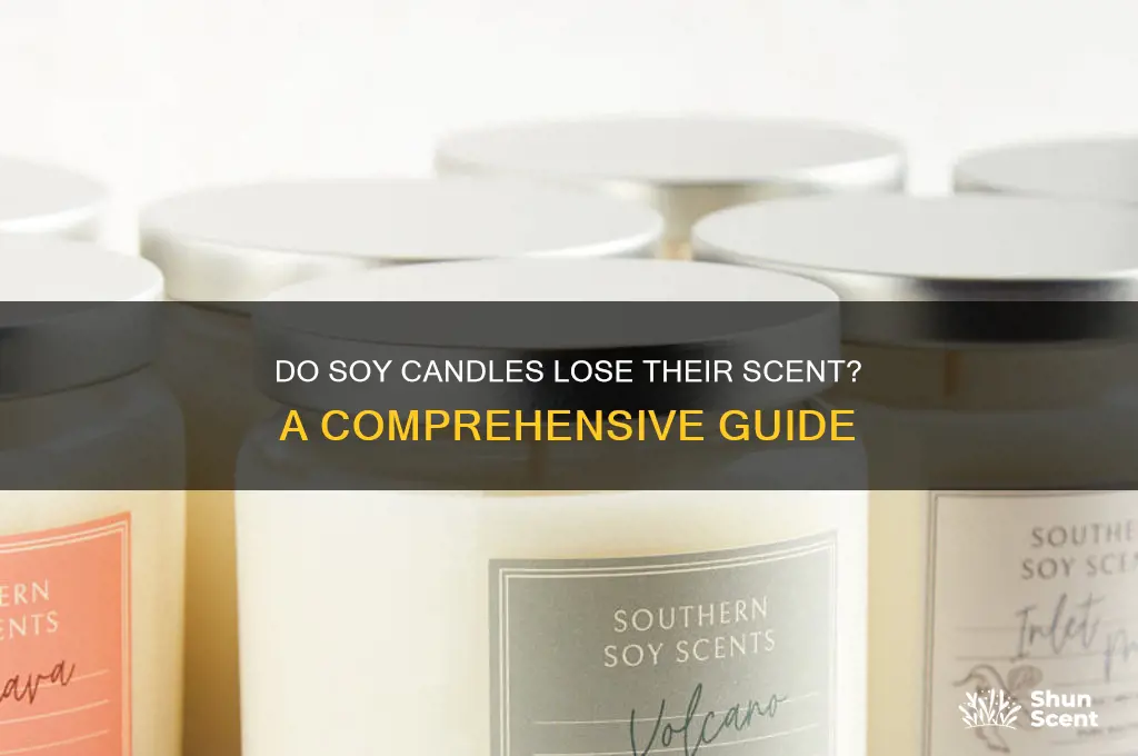 do soy candles lose their scent