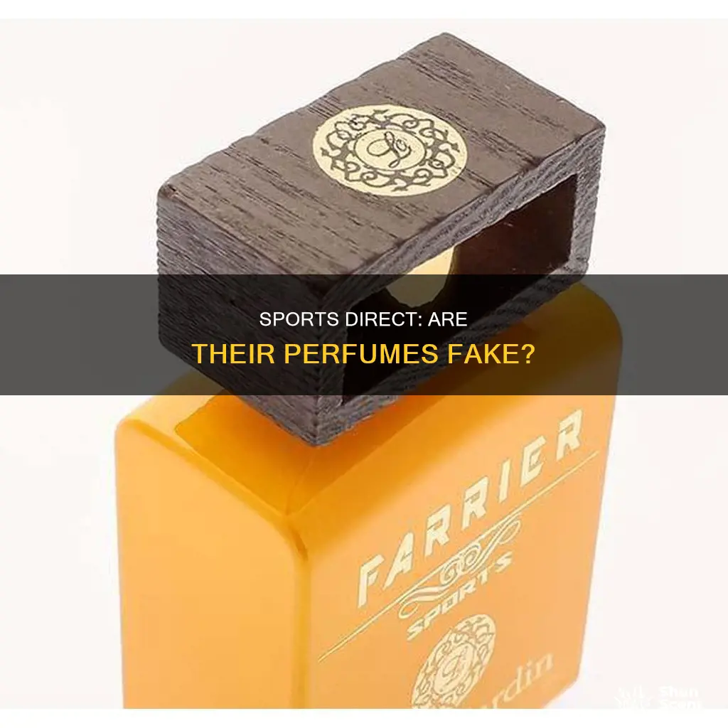 do sports direct sell fake perfume