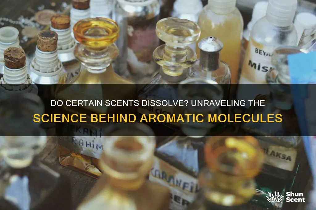 do sure scents disslove