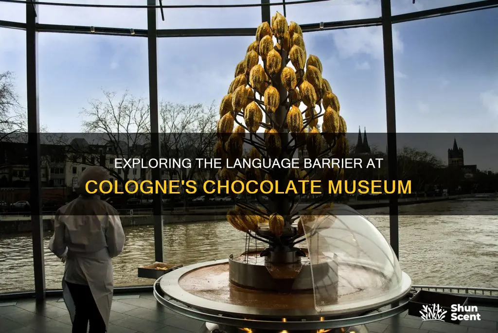 do they speak english at the chocolate museum in cologne