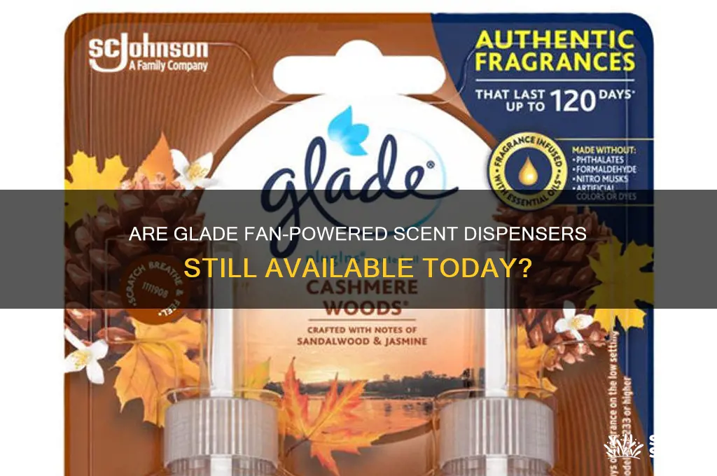do they still make glade scent dispenser with fans