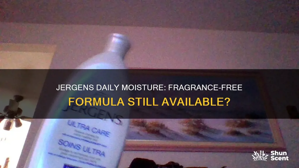 do they still make jergens daily moisture fragrance free