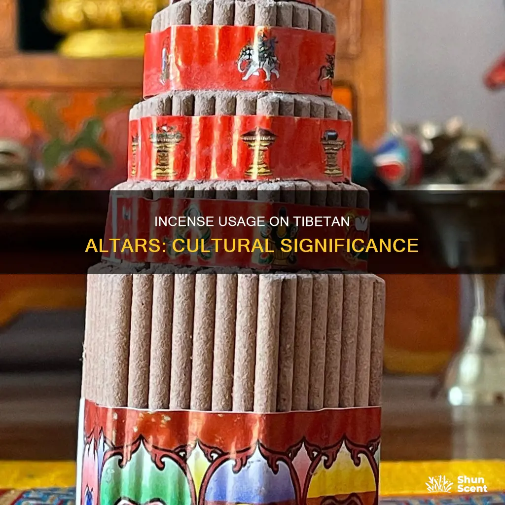 do tibetans use incense on altar