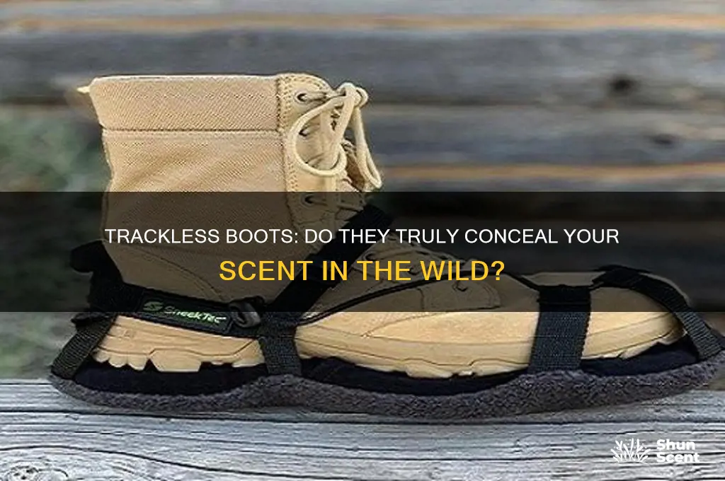 do trackless boots cover scent
