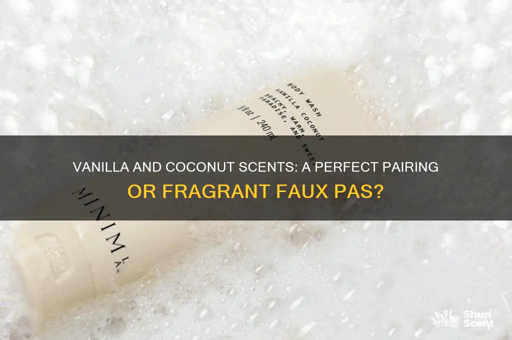 do vanilla and coconut scents go together