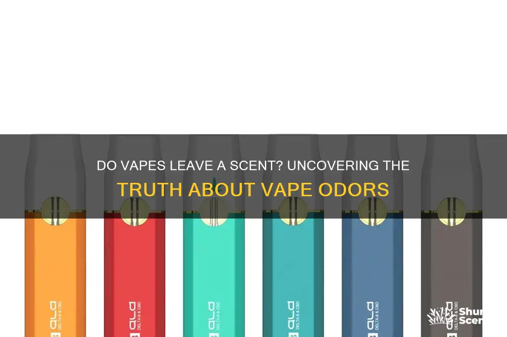 do vapes leave a scent