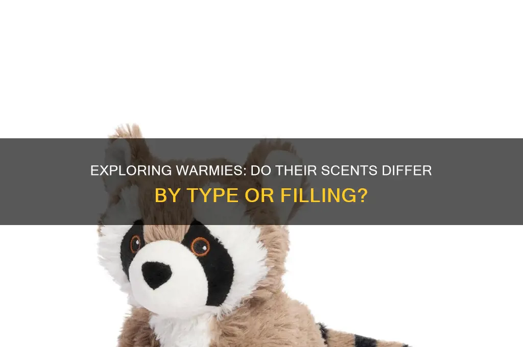 do warmies have different scents