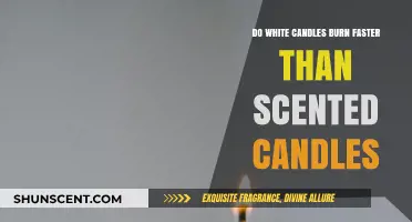 White vs. Scented Candles: Which Burns Faster and Why?